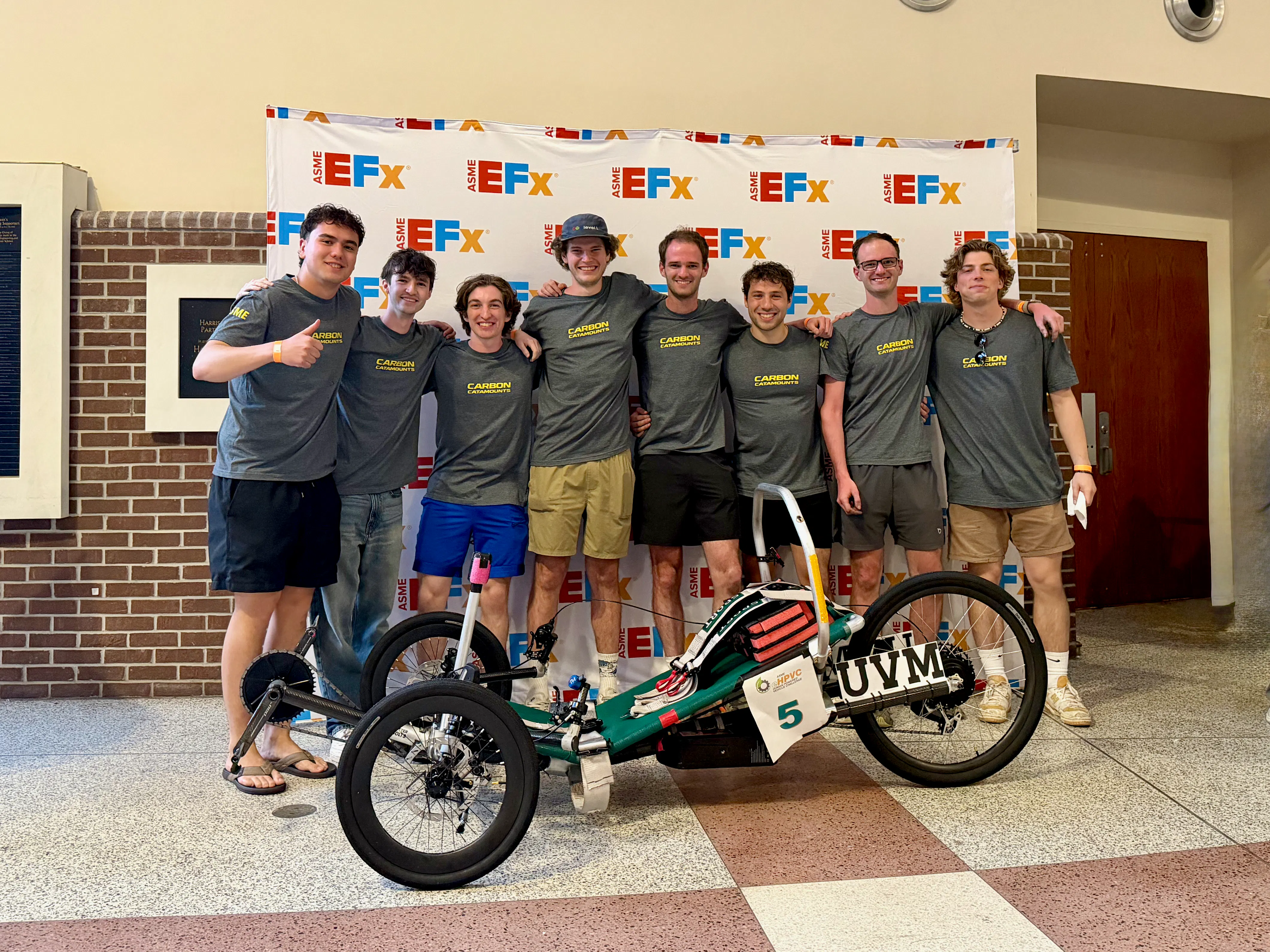 The UVM ASME team built their recumbent e-trike with custom parts from Xometry.