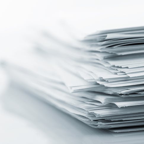 Stack of paper. Image Credit: Shutterstock.com/Nomad_Soul