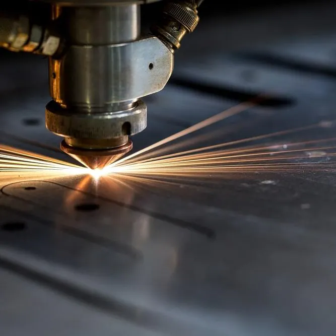 Laser cutting on metal. Image Credit: Shutterstock.com/Guryanov Andrey