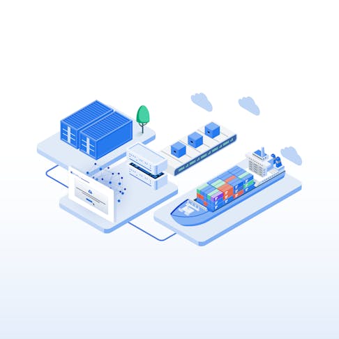 illustration of Xometry's international supplier network