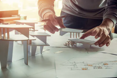 Architectural model. Image Credit: Shutterstock.com/Chaosamran_Studio