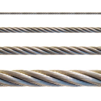 Stretched steel cable. Image Credit: Shutterstock.com/Fedorov Oleksiy