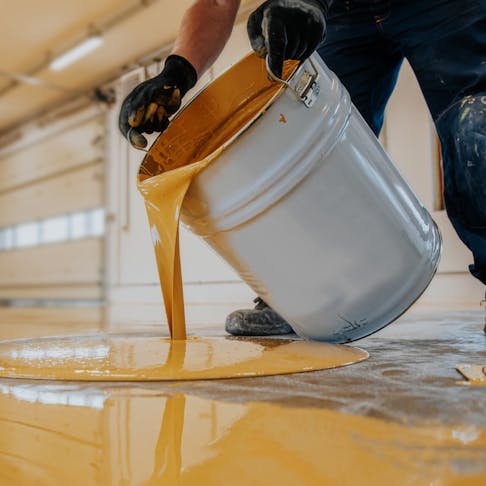 Epoxy coating. Image Credit: Shutterstock.com/