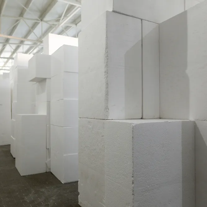 Industrial production of polystyrene foam. Image Credit: Shutterstock.com/Sodel Vladyslav
