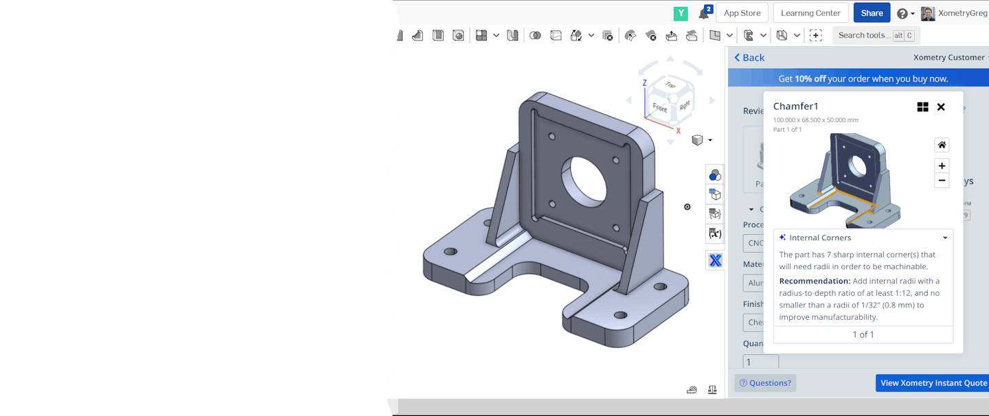 Xometry Landing Page