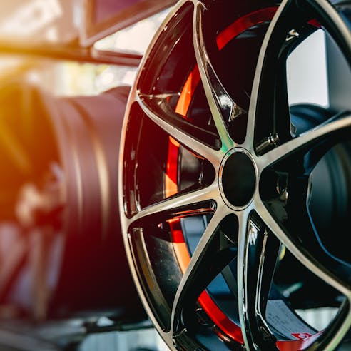 Magnesium alloy wheels. Image Credit: Shutterstock.com/Quality Stock Arts