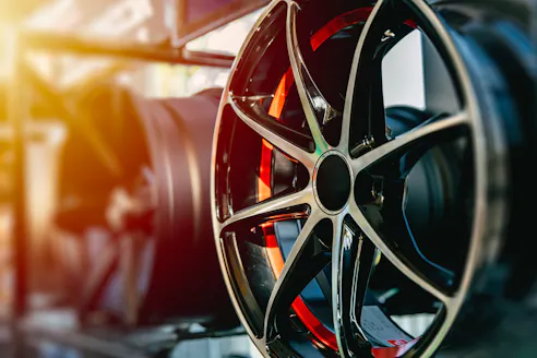 Magnesium alloy wheels. Image Credit: Shutterstock.com/Quality Stock Arts