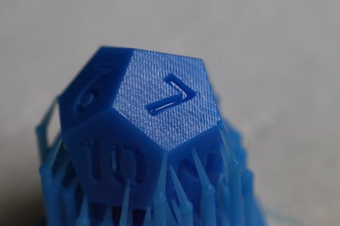 3D printed object with support structures. Image Credit: Shutterstock.com/HZH Visual