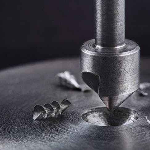 Countersink hole drill bit. Image Credit: Shutterstock.com/evkaz