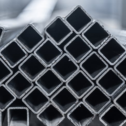 1045 carbon steel tubes. Image Credit: Shutterstock.com/SOK Studio