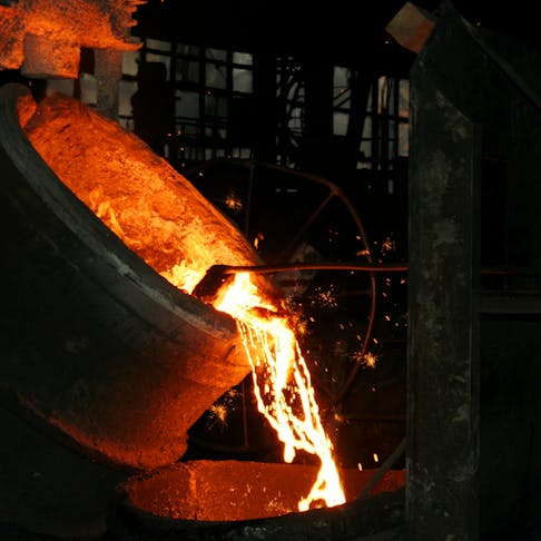 A572 carbon steel process. Image Credit: Shutterstock.com/svetlovskiy