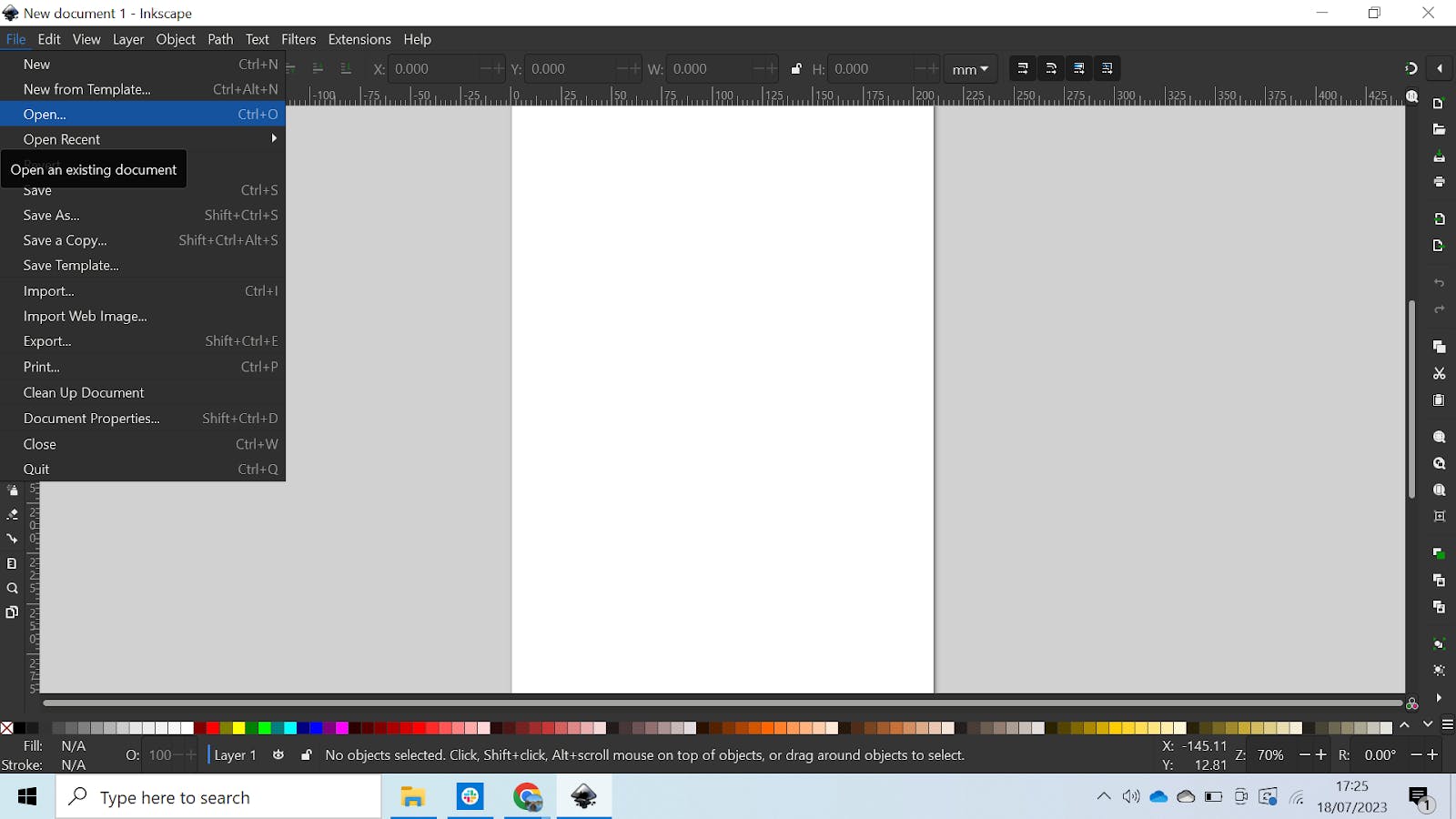 Inkscape Canvas 