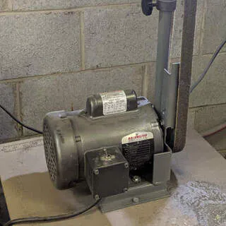 A belt sander