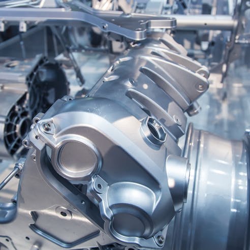 Magnesium die cast engine. Image Credit: Shutterstock.com/patruflo