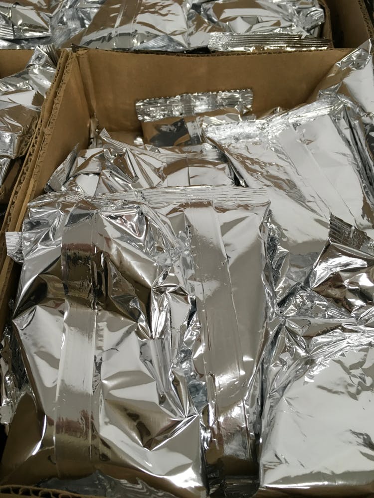 packaging made of mylar