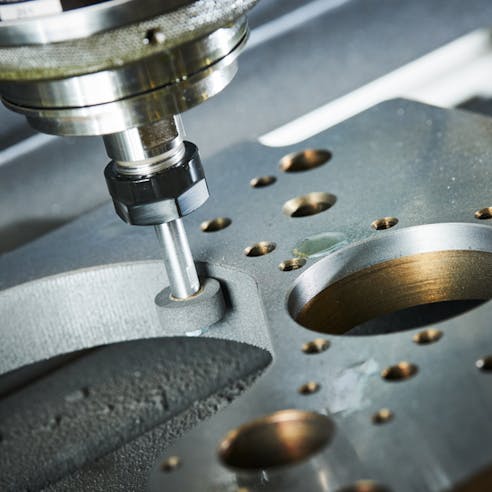 Grinding metal. Image Credit: Shutterstock.com/Dmitry Kalinovsky