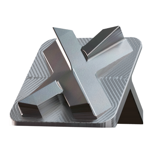 Machined Aluminum Xometry X Stand
