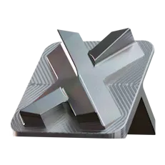 Machined Aluminum Xometry X Stand