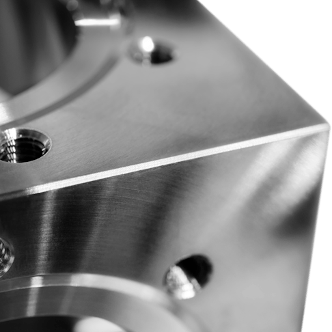 Steel Machined CNC Part with Tapped Holes