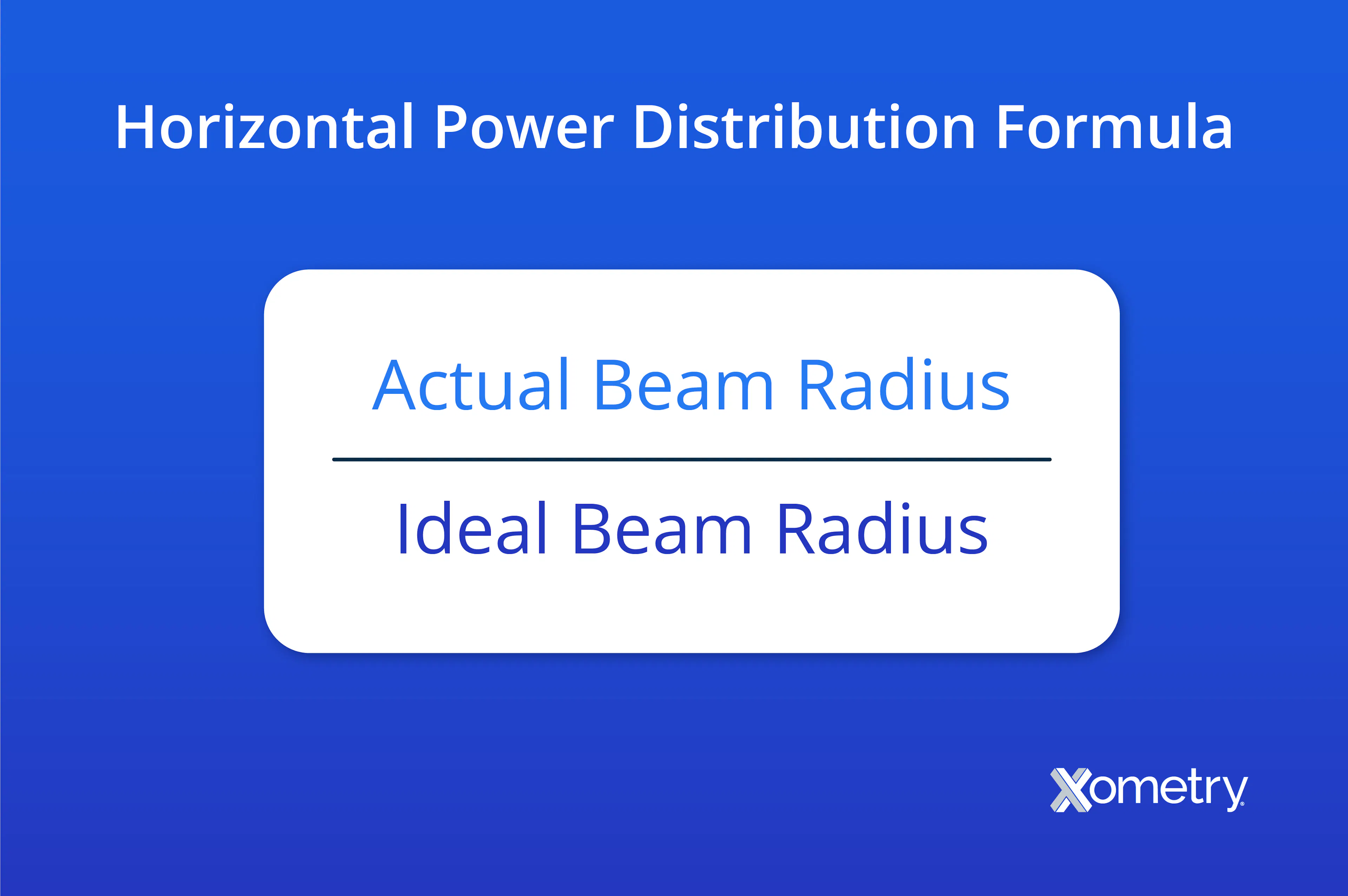Horizontal Power Distribution Formula