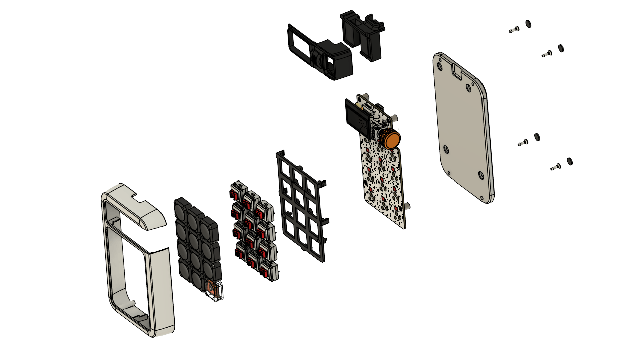 Xometry Autodesk macro keypad 2.0 expanded view