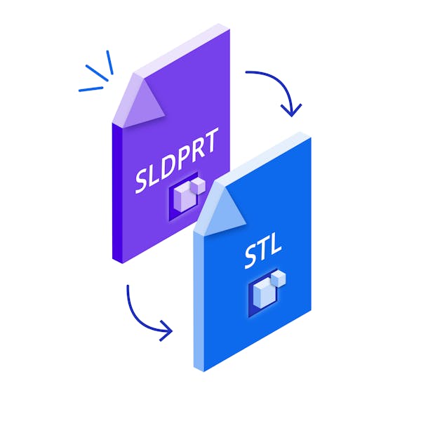 SLDRPRT to STL file