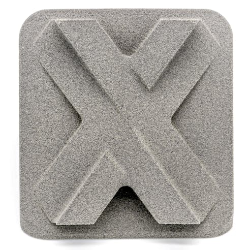 Xometry X-Tile made from TPU 88A with a standard (natural) finish.