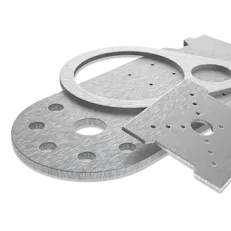 Stainless steel sheet cut parts.