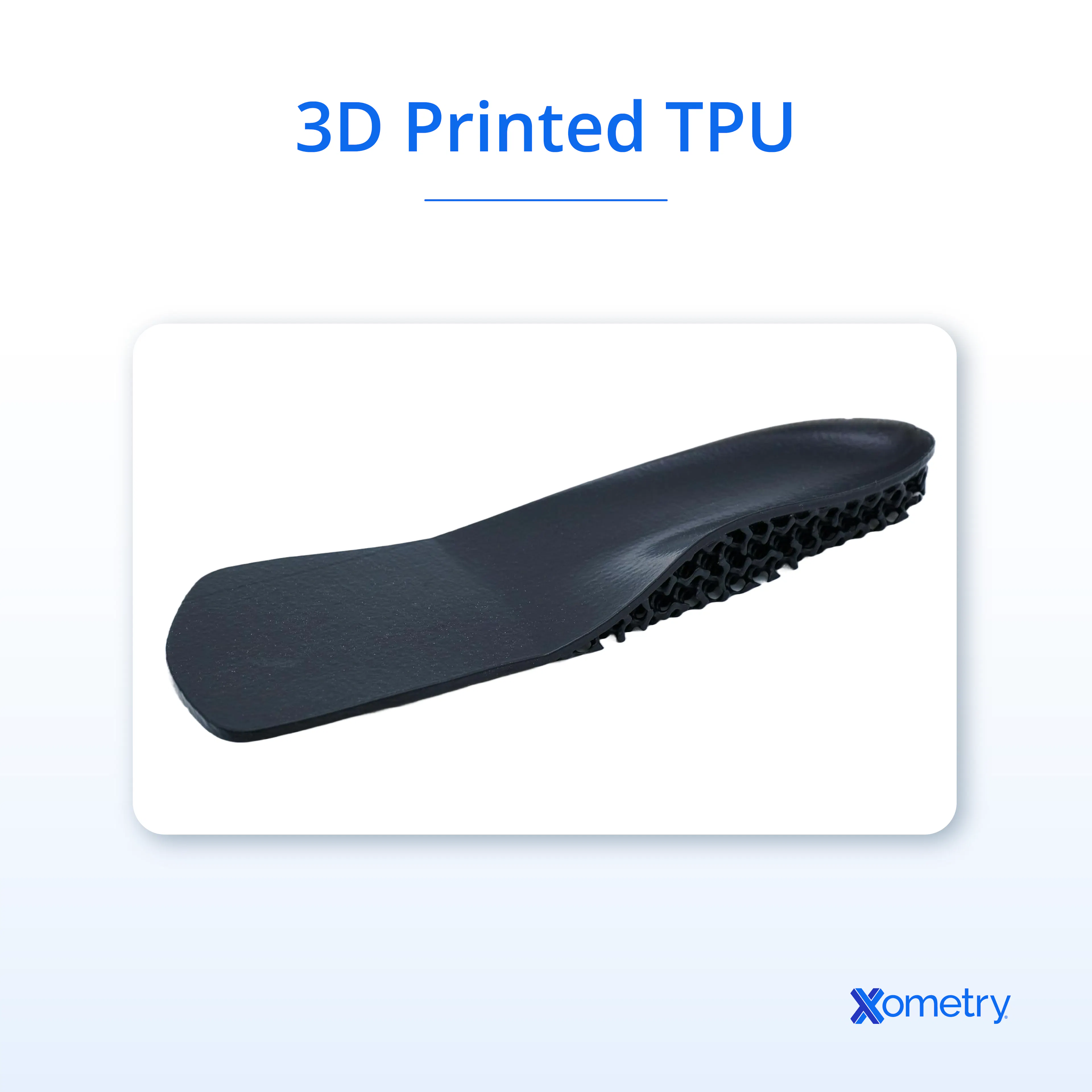 A photograph of 3D printed TPU.