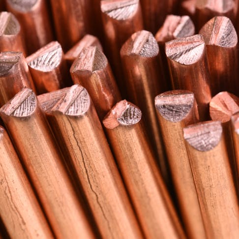 Copper base metal. Image Credit: Shutterstock.com/Flegere