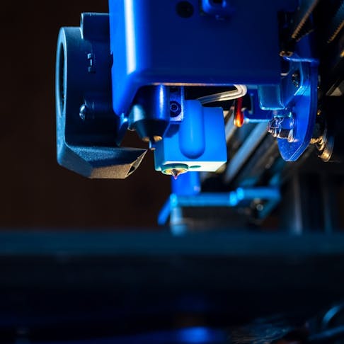 3D printer extruder. Image Credit: Shutterstock.com/G. Soler Tomasella