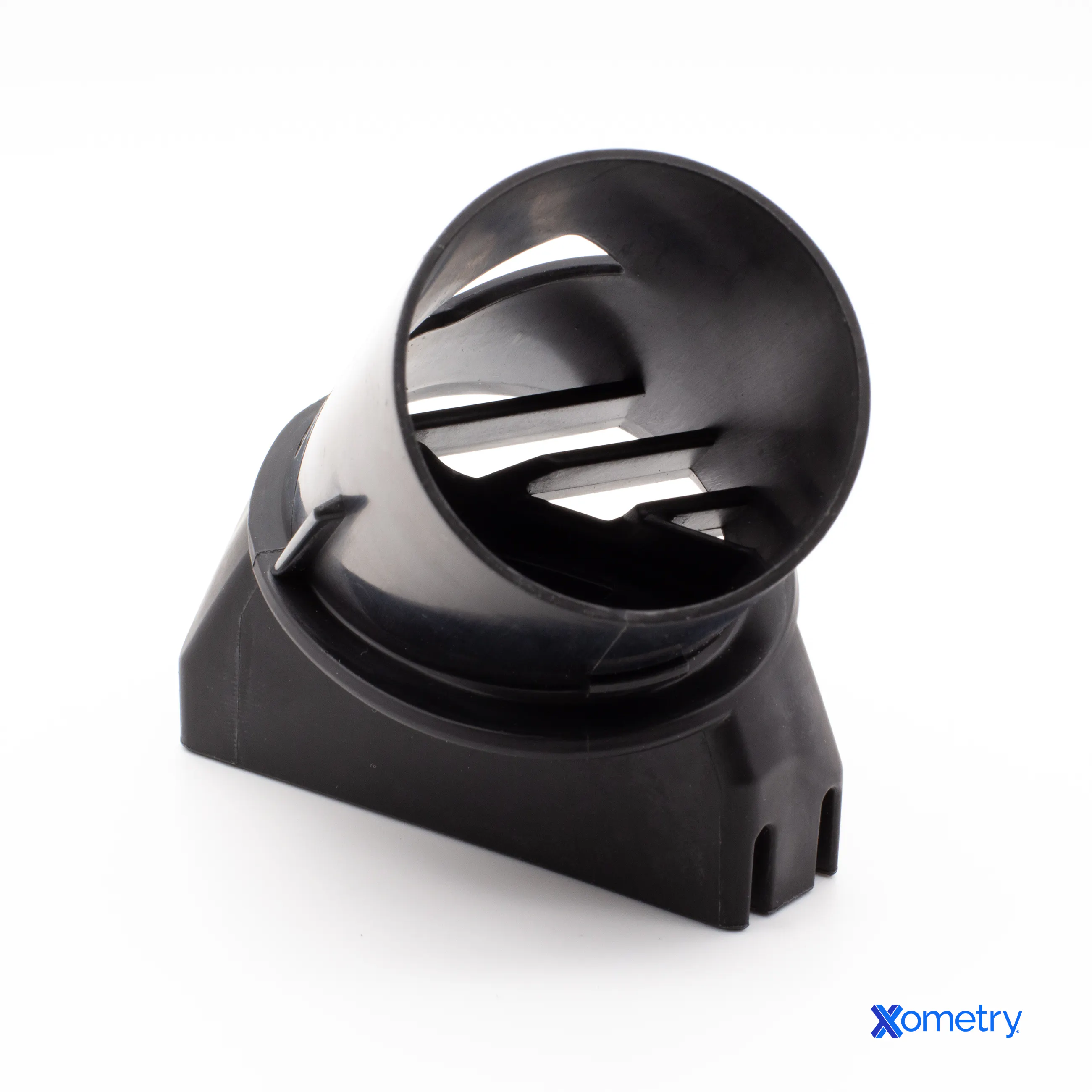 Plastic part manufactured via injection molding