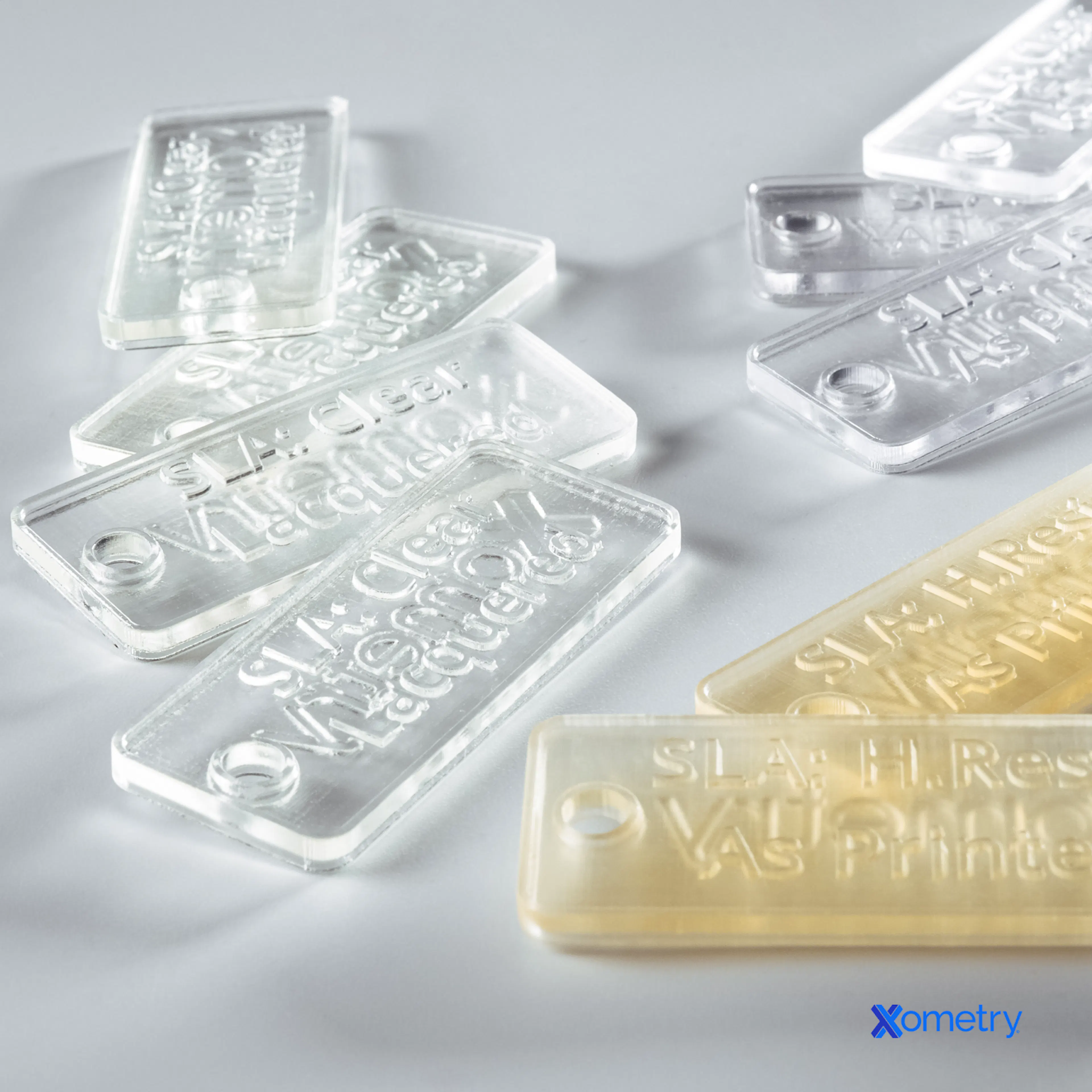 SLA printed tags