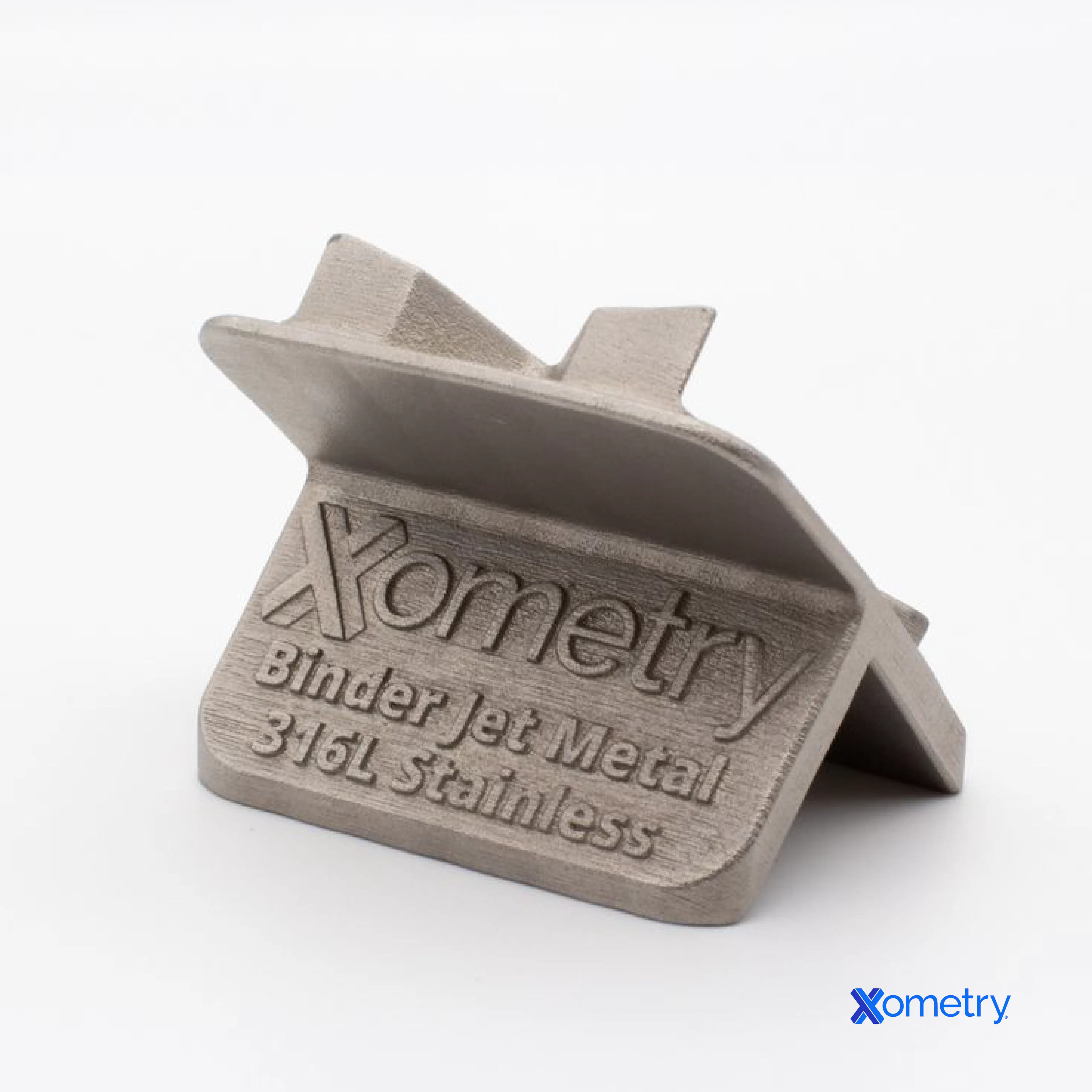 Binder jet 316L stainless steel part.