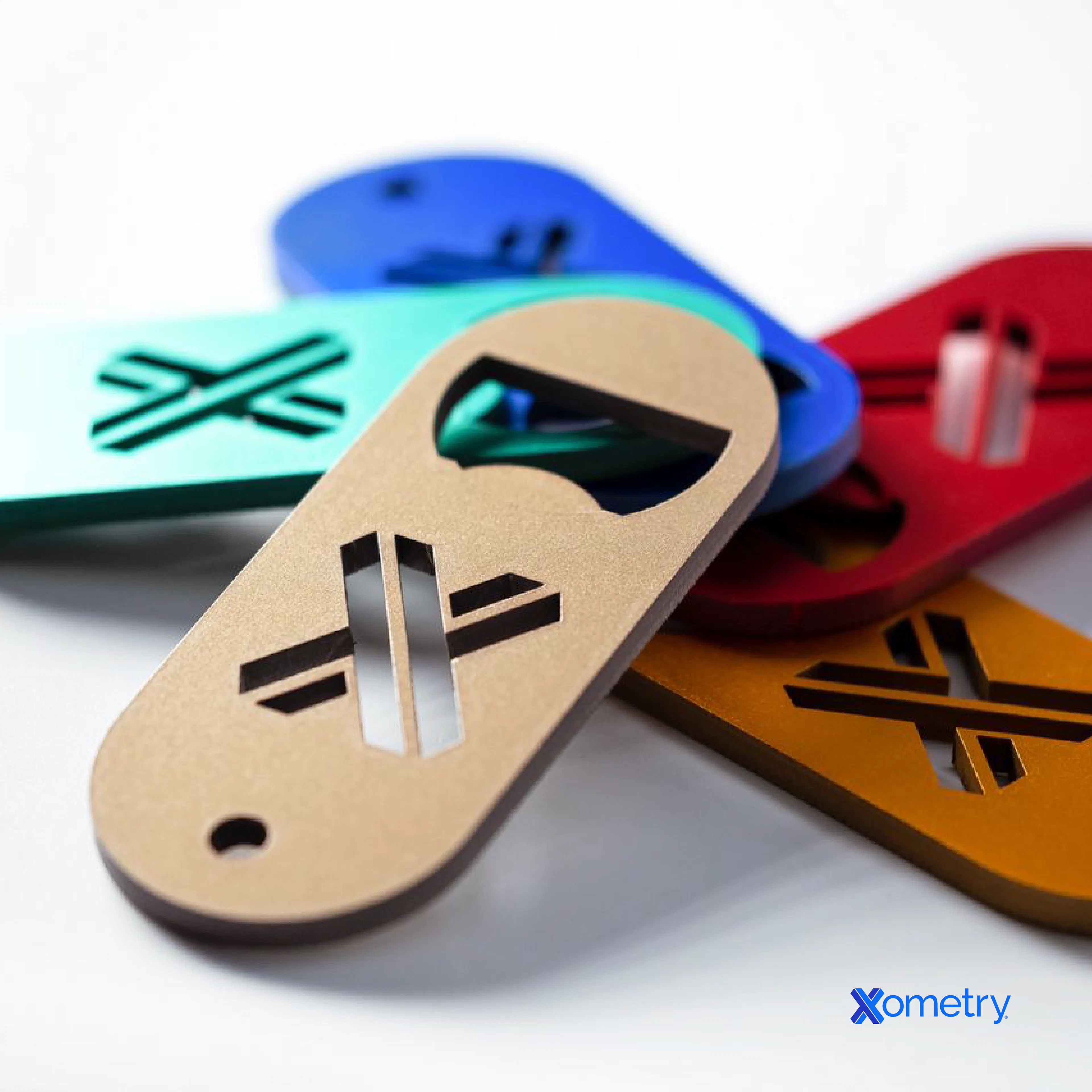 Colored anodized parts