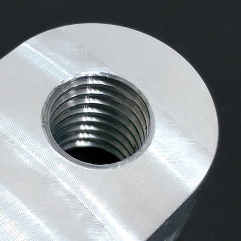 part with threaded hole