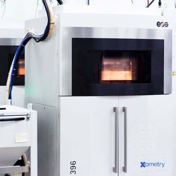 An SLS 3D Printing Machine at Xometry