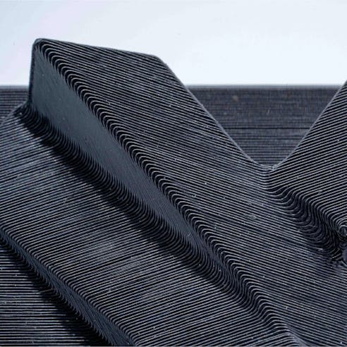Closeup of FDM part