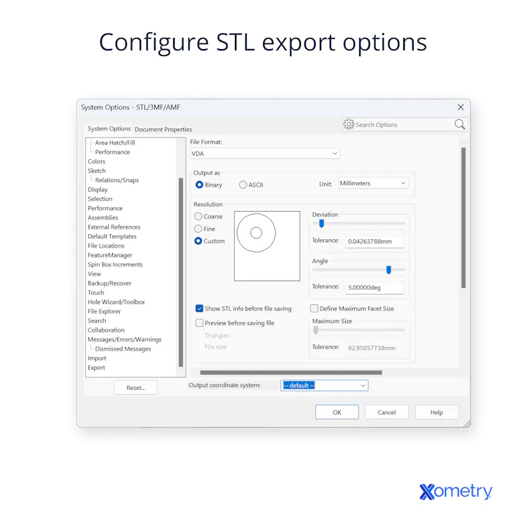 SLDPRT to STL Converter: How To Convert SLDPRT to STL Files | Xometry