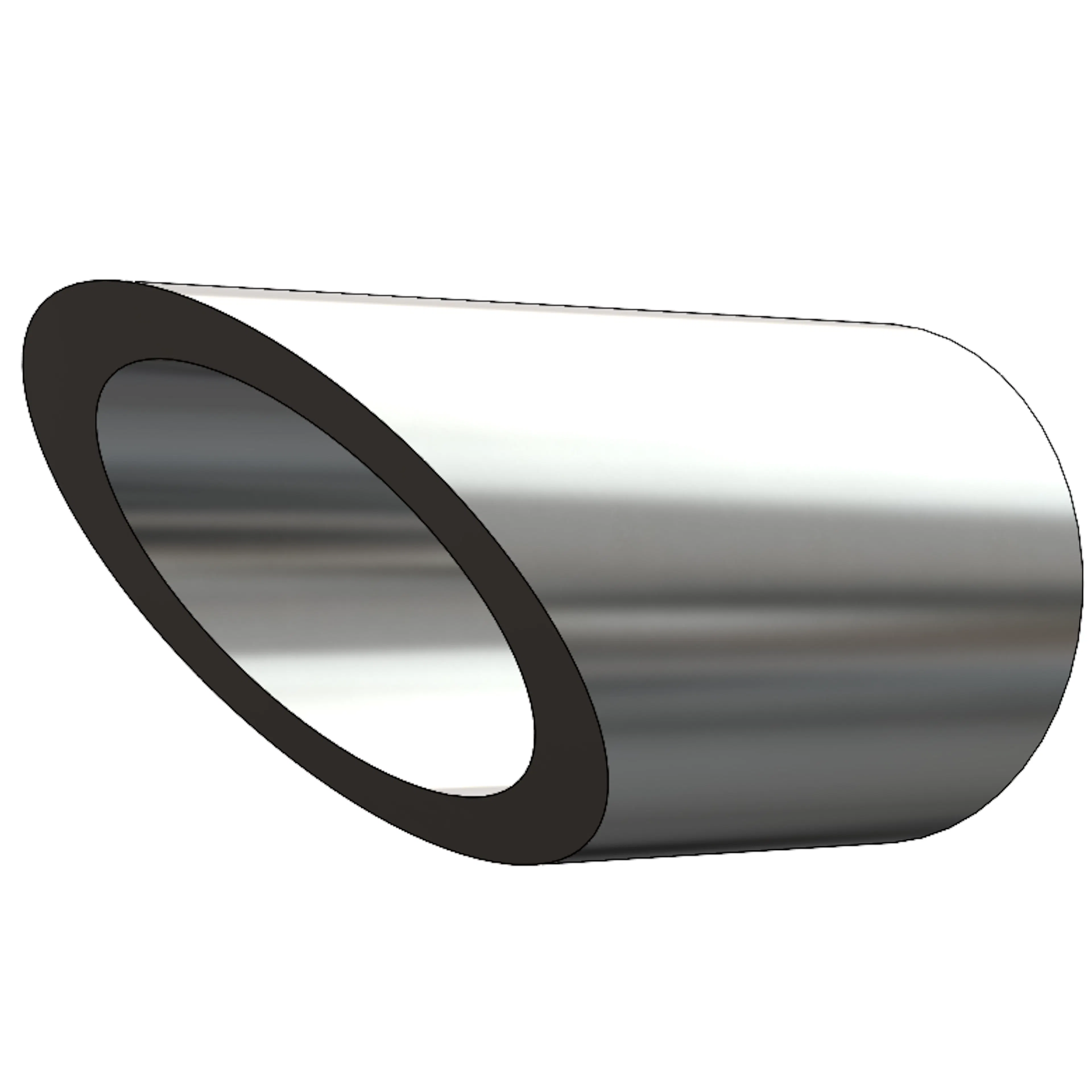 A mitered round tube in SolidWorks.