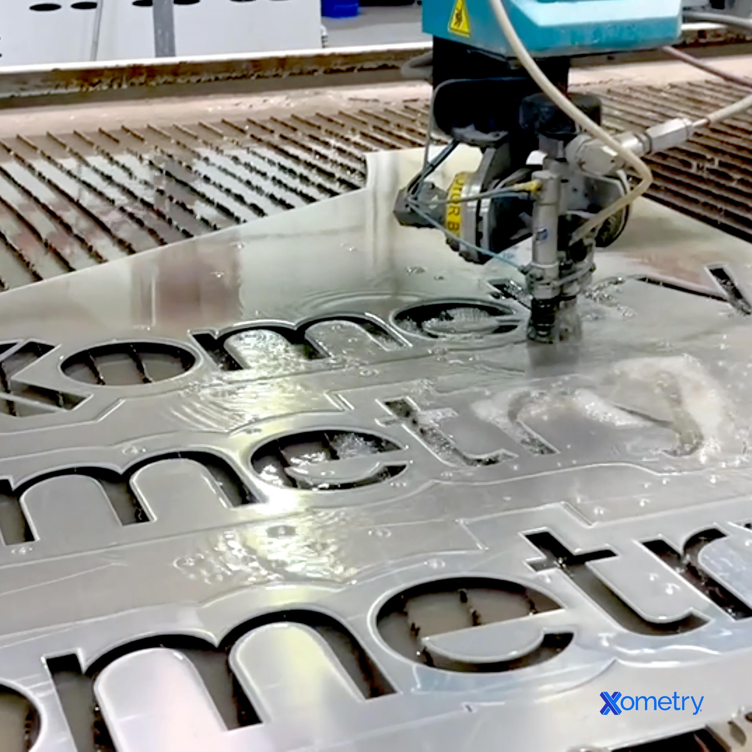 water jet cutting