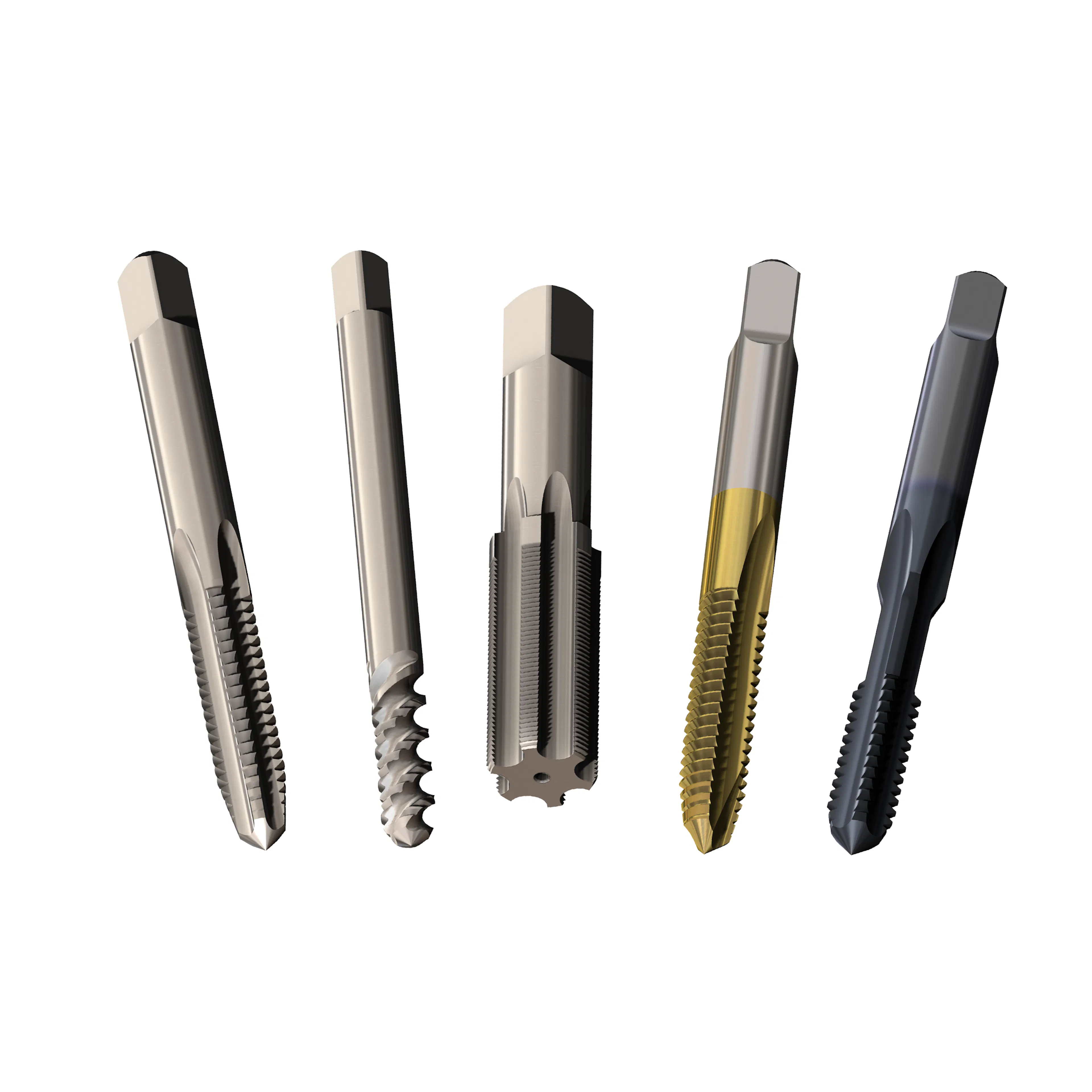 Various thread taps.