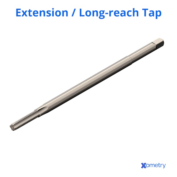 An extension or long-reach tap.