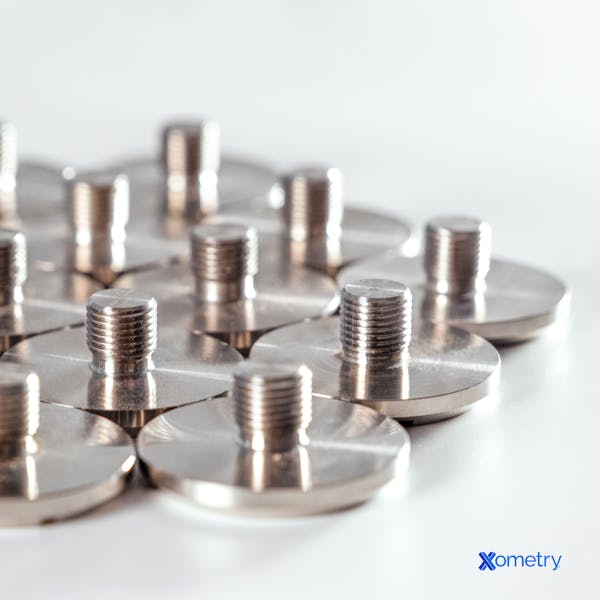 Stainless steel machined parts from Xometry