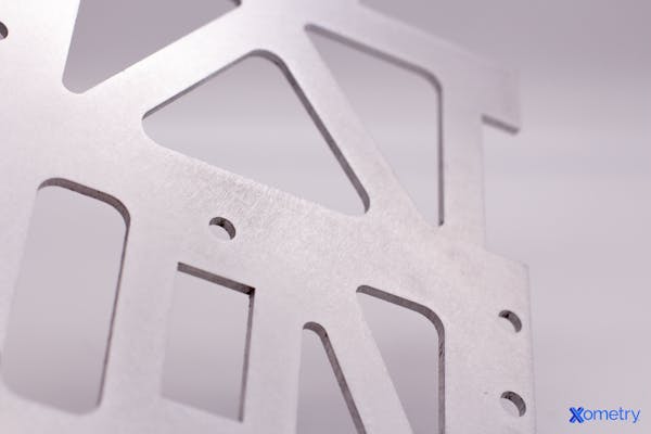 Aluminum sheet metal made at Xometry