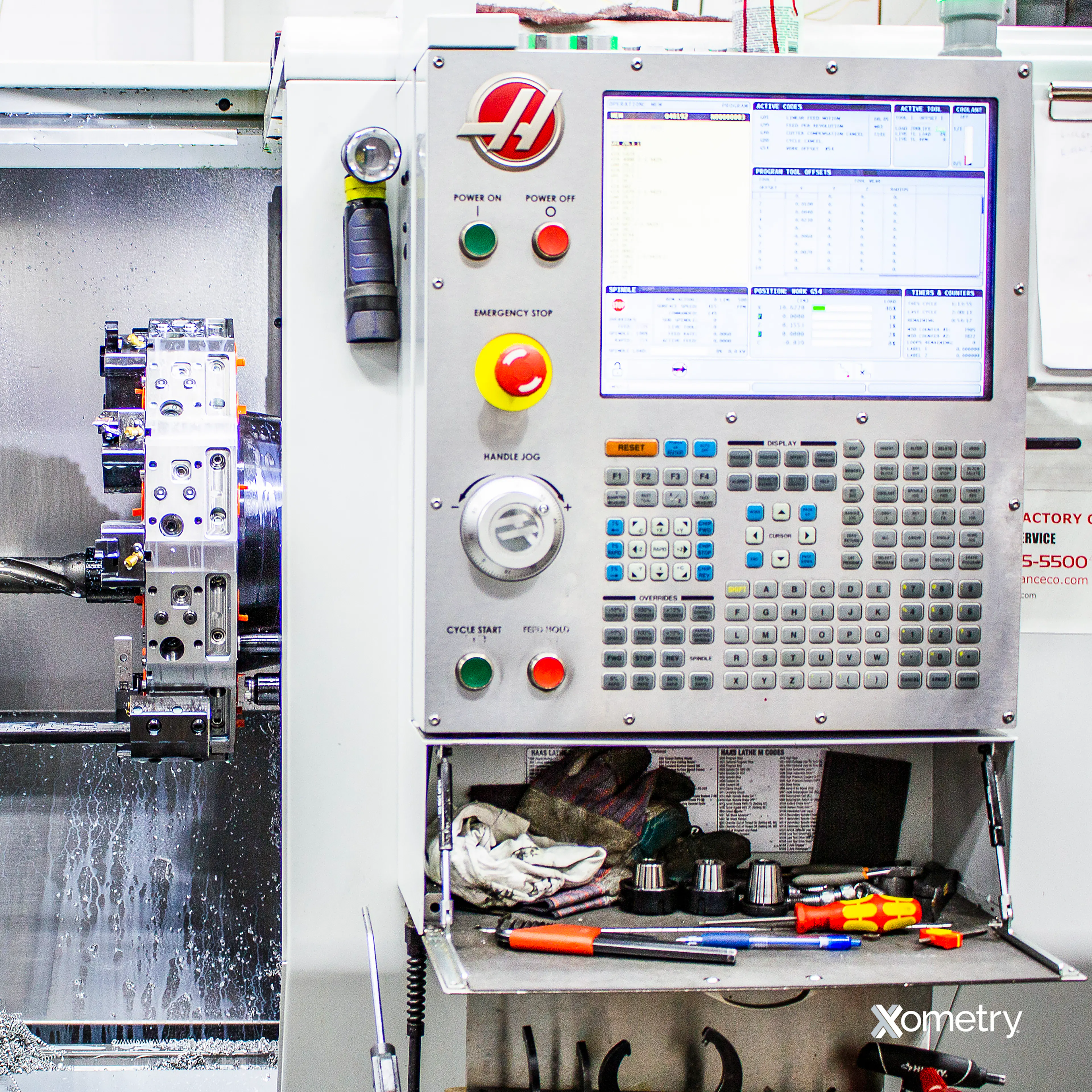 CNC control panel