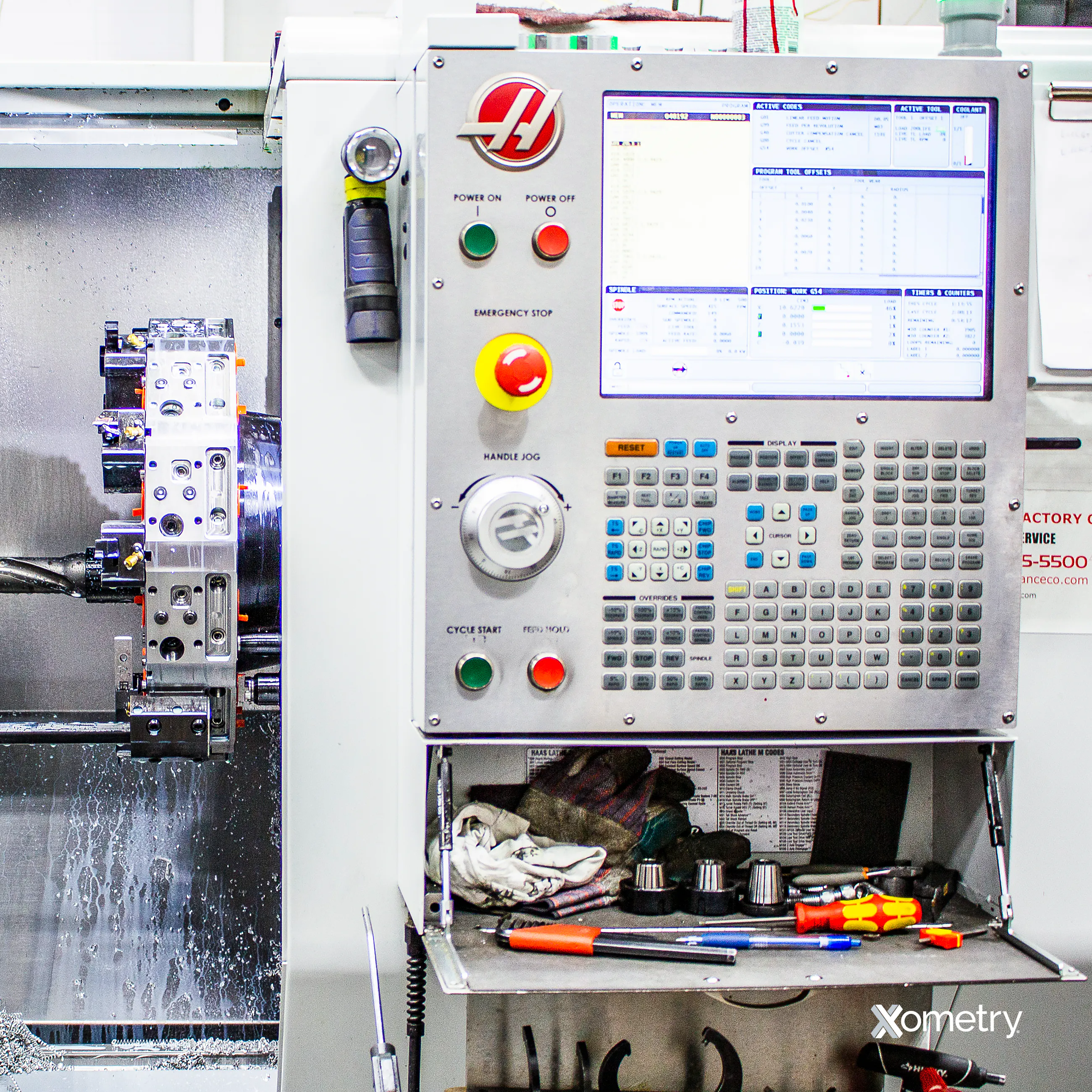 CNC control panel