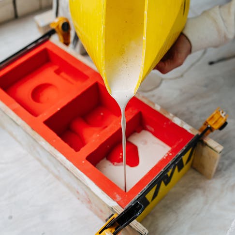 Plaster casting. Image Credit: Shutterstock.com/Kuznetsov Dmitriy