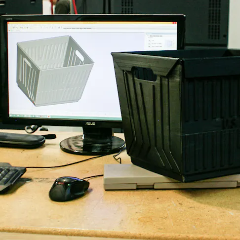 FDM 3d print large part mail tray box