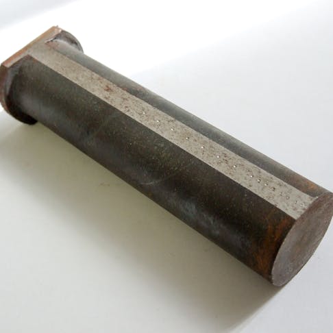Martensitic stainless steel specimen. Image Credit: Shutterstock.com/Digital signal